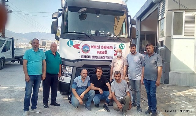Manavgatlı besicilere yörüklerden 6 ton yem desteği