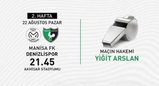 Manisa FK - Denizlispor maçının hakemi belli oldu
