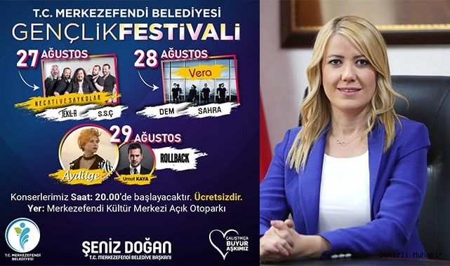 MERKEZEFENDİ BELEDİYESİ’NDEN GENÇLİK FESTİVALİ