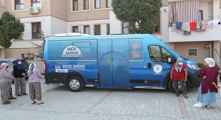 MOBİL SOSYAL YARDIM ARACI HİZMETTE