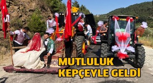 Mutluluk kepçeyle geldi