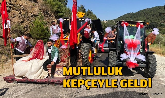 Mutluluk kepçeyle geldi