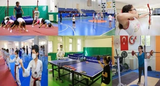 PAMUKKALE’DE YAZ SPOR KURSLARI BÜYÜK İLGİ GÖRÜYOR