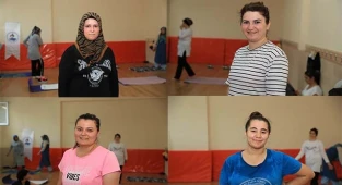 PAMUKKALELİ KADINLAR PİLATES VE JİMNASTİĞİ ÇOK SEVDİ