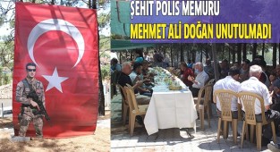 Şehit polis memuru Mehmet Ali Doğan unutulmadı