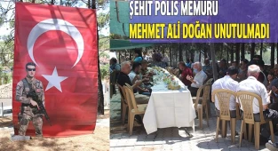 Şehit polis memuru Mehmet Ali Doğan unutulmadı