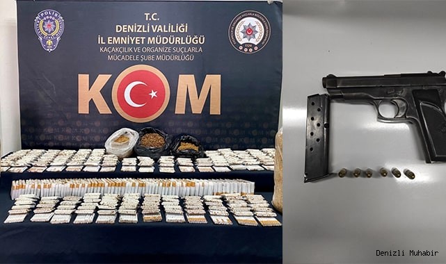Silah, tütün ve eşya kaçakçılarına operasyon: 4 gözaltı