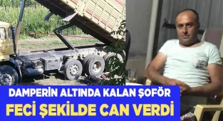 Silaj boşaltırken kapanan damperin altında kalan sürücü öldü