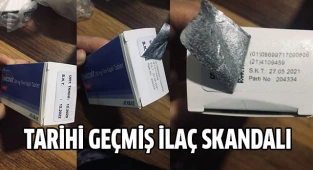 Tarihi geçmiş ilaç skandalı