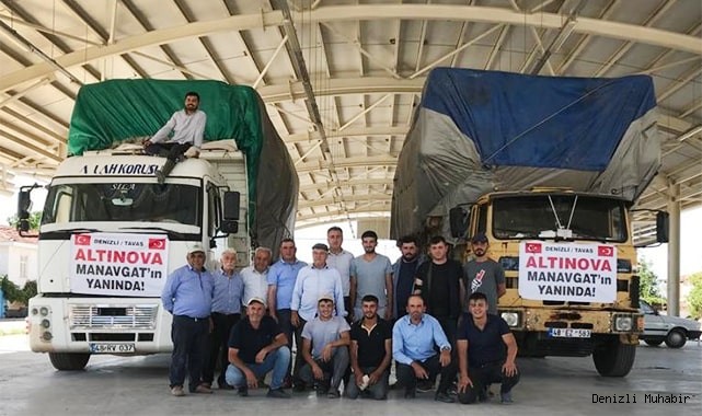 Tavaslı gençler, Manavgat’taki yangın mağdurları için el ele verdi