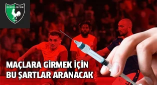 TFF, maçlara giriş şartlarını belirledi