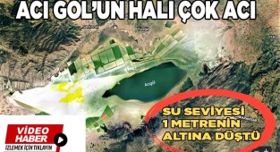 Türkiye’nin tek, dünyanın 2. büyük doğal sodyum kaynağı ’Acıgöl’ kuruyor