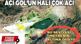 Türkiye’nin tek, dünyanın 2. büyük doğal sodyum kaynağı ’Acıgöl’ kuruyor