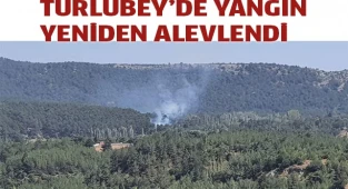 Türlübey’de yangın yeniden alevlendi