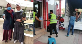 ÜLKÜ OCAKLARI 1071 ADET FİDAN DAĞITTI