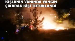 Yangın çıkarmaya çalışan kişi tutuklandı