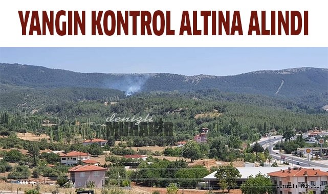 Yangın kontrol altına alındı