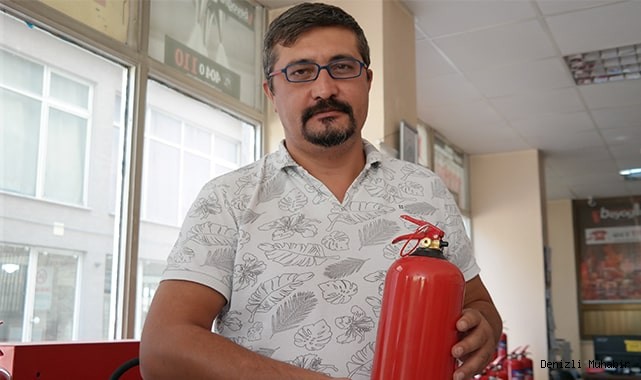 Yangın tüpü satışları arttı