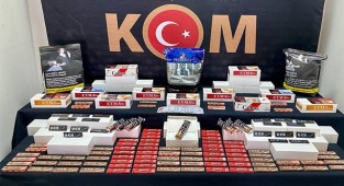 3 ayrı operasyonda onlarca kaçak ürün ele geçirildi
