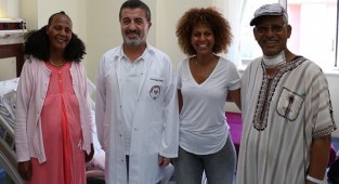 Afrikalı aile şifayı Denizli'de buldu