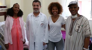 Afrikalı aile şifayı Denizli'de buldu