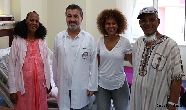 Afrikalı aile şifayı Denizli'de buldu