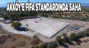 AKKÖY STADI'NDA ÇALIŞMALAR DEVAM EDİYOR