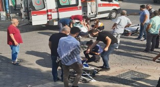 Kamyonetin çarptığı bisikletli çocuk ağır yaralandı