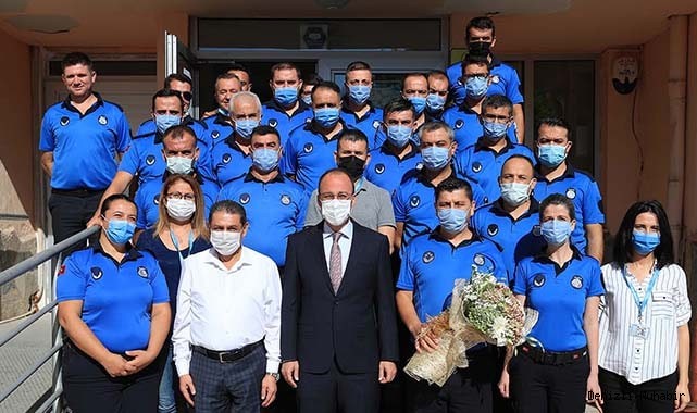 BAŞKAN ÖRKİ, ZABITA MÜDÜRLÜĞÜ’NÜ ZİYARET ETTİ