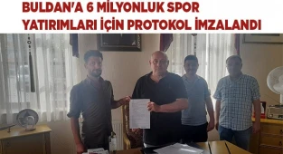Buldan'a 6 milyonluk spor yatırımları için protokol imzalandı