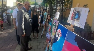 Buldan'da Eski Cezaevinde Resim Sergisi Açıldı