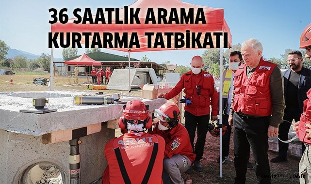 Büyükşehir DESKİ Arama-Kurtarma Timi’ne övgü