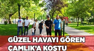Çamlık Parkı'nda hafta sonu yoğunluğu