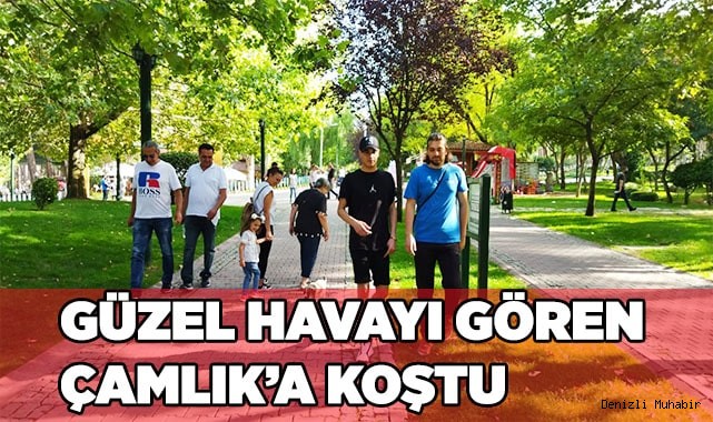Çamlık Parkı'nda hafta sonu yoğunluğu
