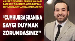 'Cumhurbaşkanına saygı duymak zorundasınız'