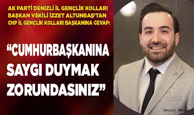 'Cumhurbaşkanına saygı duymak zorundasınız'