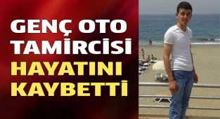 Denizli'de  oto tamircisi hayatını kaybetti