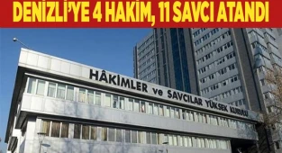 Denizli’ye yeni hakim ve savcı atamaları