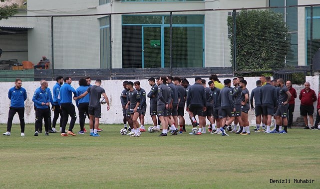Denizlispor, Altınordu maçı hazırlıklarını sürdürüyor