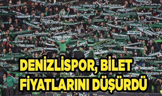 Denizlispor, bilet fiyatlarını düşürdü