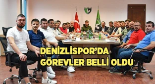 Denizlispor, görev dağıtımı yaptı