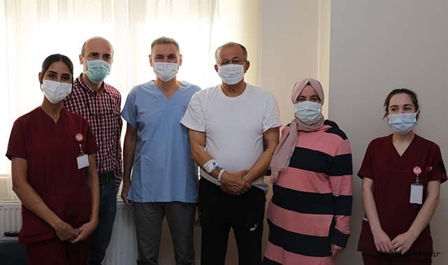 Diş tedavisi için geldiği memleketinde aort damarı değiştirildi