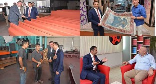 DTO BAŞKANI ERDOĞAN, KAPI KAPI DOLAŞIYOR