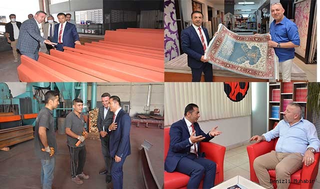 DTO BAŞKANI ERDOĞAN, KAPI KAPI DOLAŞIYOR