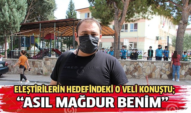 Eleştirilerin hedefindeki o veli konuştu; “Asıl mağdur benim”