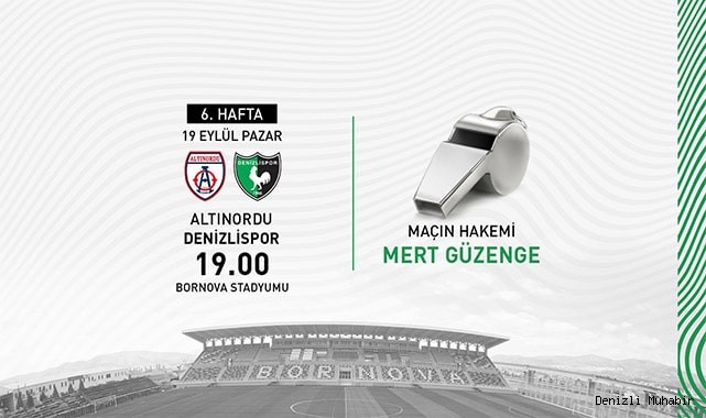 Hakemler belli oldu