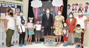 Minikler ilk kez okulla buluştu