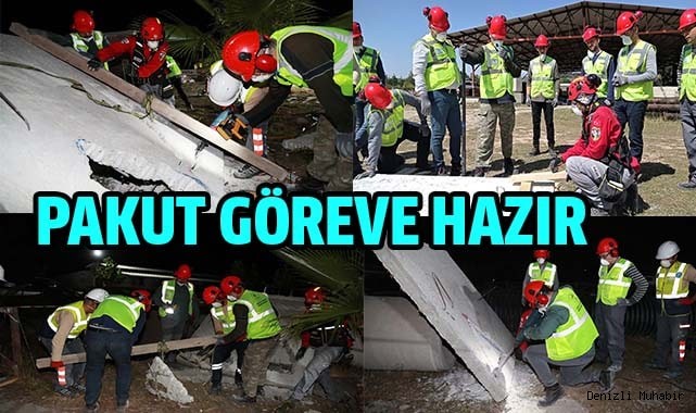 PAMUKKALE ARAMA KURTARMA EKİBİ GÖREVE HAZIR