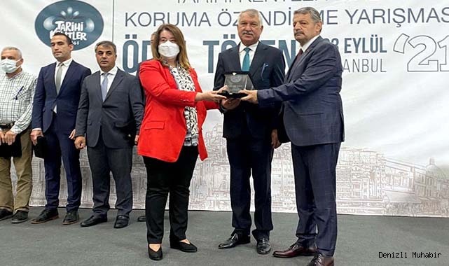 PAMUKKALE BELEDİYESİ ÖDÜLÜNÜ ALDI