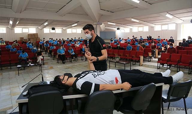 Pamukkale’de ilk yardımın püf noktaları anlatıldı